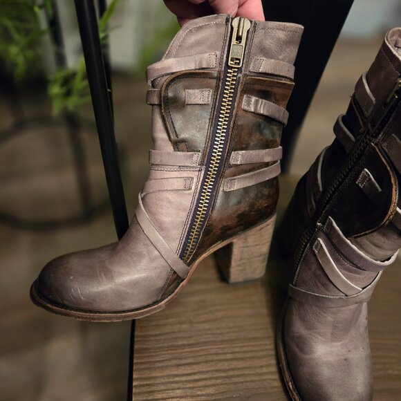 Freebird by Steven Baker Ankle LEATHER boots - EUC! - Picture 3 of 9